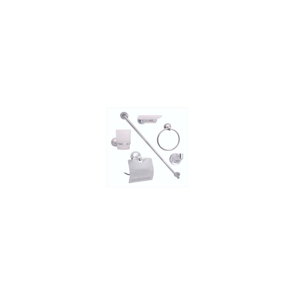 ACCESORIOS P/BA?O CROMO JGO No. JE04C