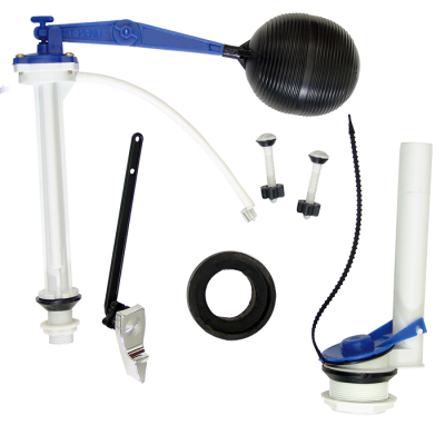 JUEGO CLÁSICO DE REPARACIÓN PARA TANQUE SANITARIO COFLEX.