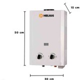 BOILER DE PASO 6 LITROS LP HELIOS