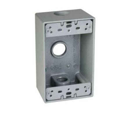 CAJA INTEMPERIE ALUM 2"X4" 1/2"