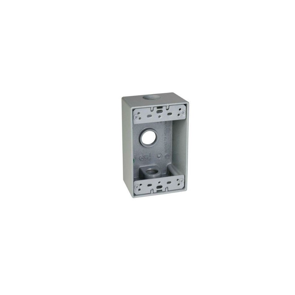 CAJA INTEMPERIE ALUM 2"X4" 1/2"