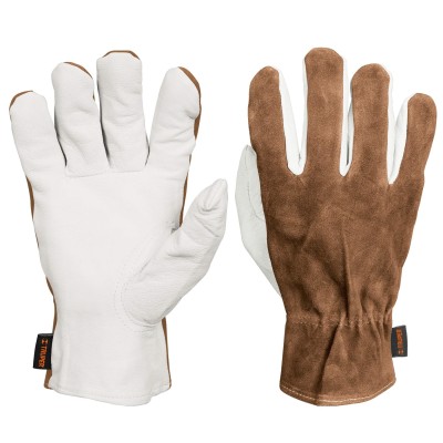 GUANTES DE PIEL DE CABRA-CARNAZA PUÑO AJUSTADO No. 14288