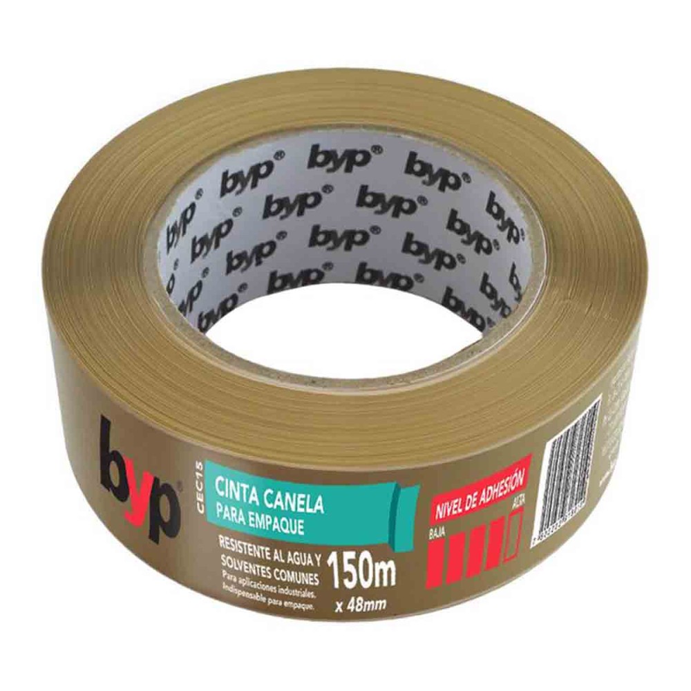 CINTA PARA EMPAQUE CANELA 2" X 150 METRO