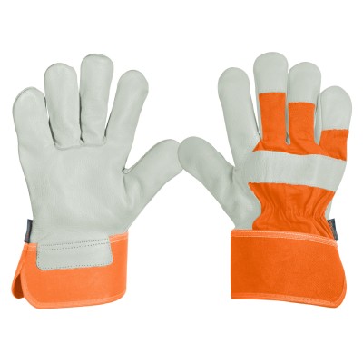 GUANTES DE PIEL DE RES-LONETA PUÑO DE SEGURIDAD No.17051