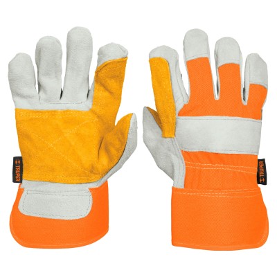 GUANTES CARNAZA-LONETA PUÑO CORTO No.14246