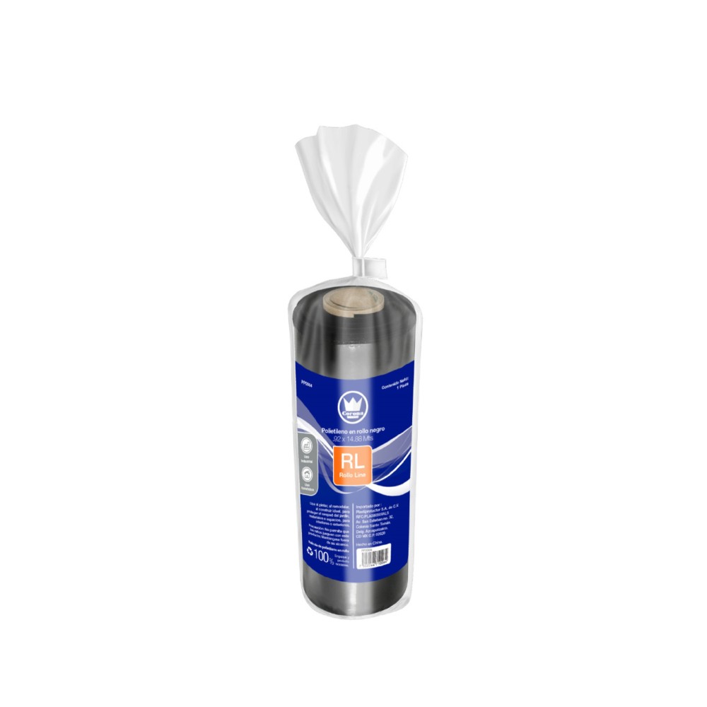 POLIETILENO NEGRO 0.92X14.88 MTS ROLLO No. PP0004
