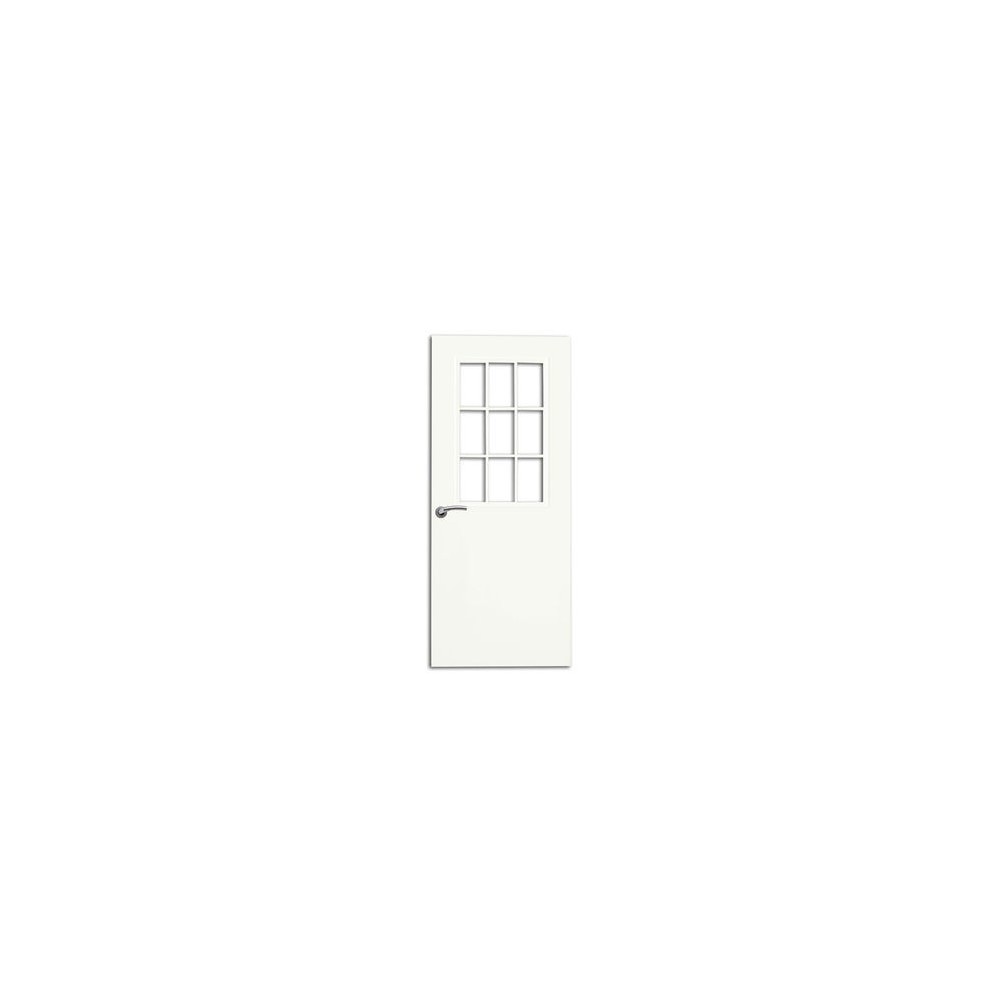PUERTA LAMINA 9 LUCES .90 X 2.03 MTS.