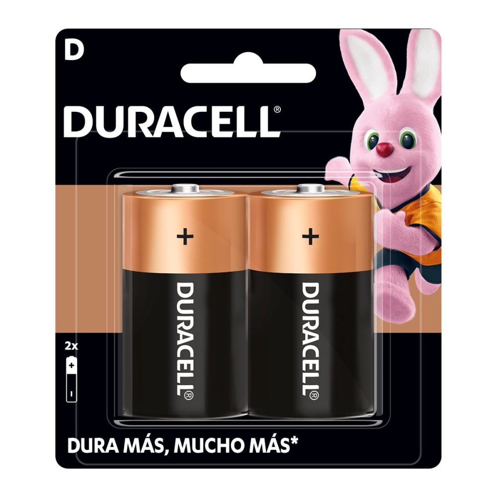 PILAS DURACELL "D" CAJA CON 2 PILAS No. DAK0500D