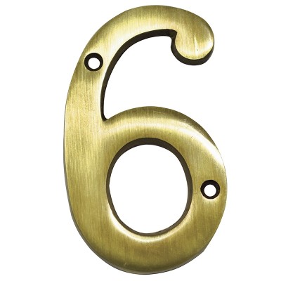 NUMERO "6" DE LATON DEXTER 4" LB No. 4079