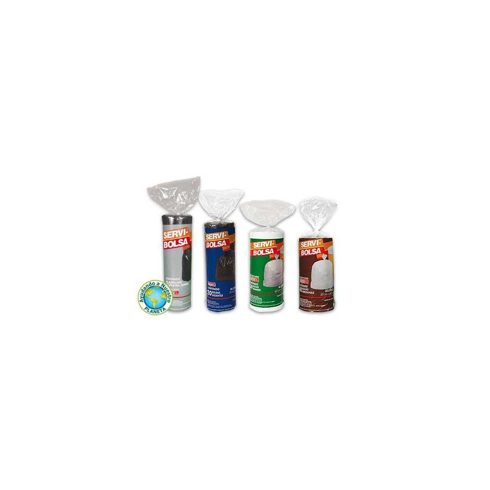 BOLSA PARA BASURA 8G 40 PIEZAS MEDIANA
