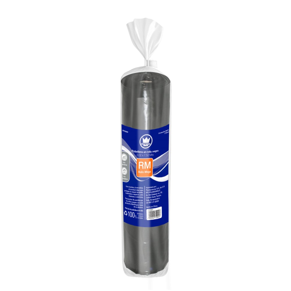 POLIETILENO NEGRO 3X7 MTS ROLLO No. PP0005
