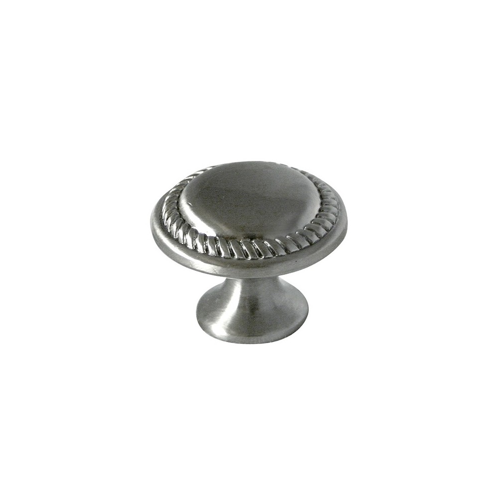 JALADERA BOTON 28mmD X 24mmH NIQUEL SATIN No. 3835