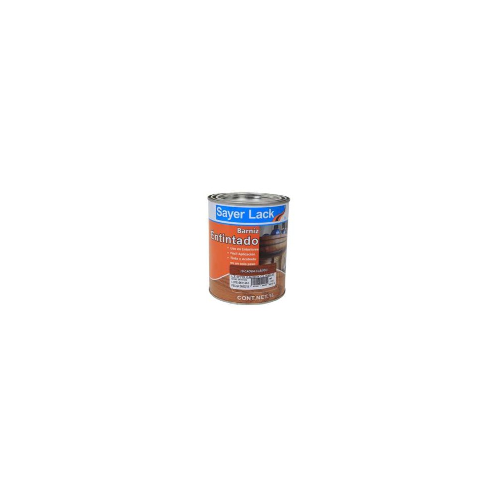 BARNIZ CAOBA ENT CLAS 1L No. LT-0119.30