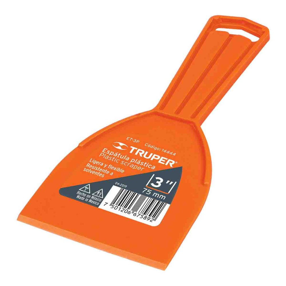 ESPÁTULA PLÁSTICA, 3" TRUPER
