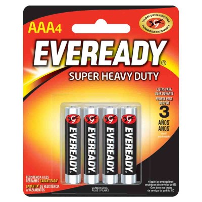PILA EVEREADY "AAA" C/4 No. 1212-4