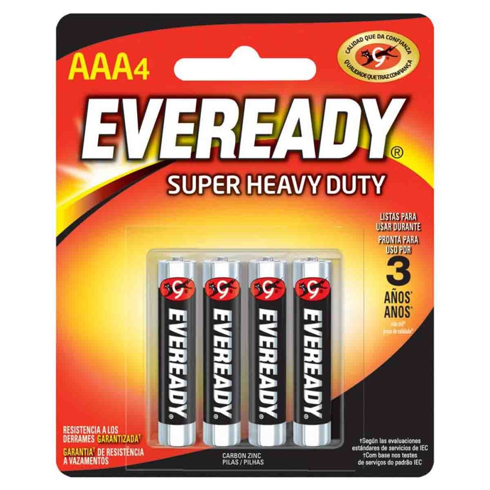 PILA EVEREADY "AAA" C/4 No. 1212-4