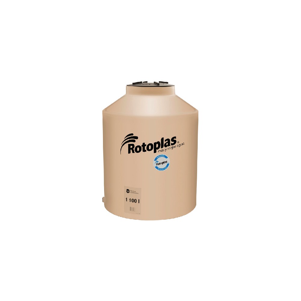 TINACO ROTOPLAS 1100L CON ACCESORIOS
