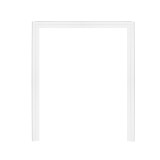 MARCO METAL BCO P/PUERTA .85X2.03