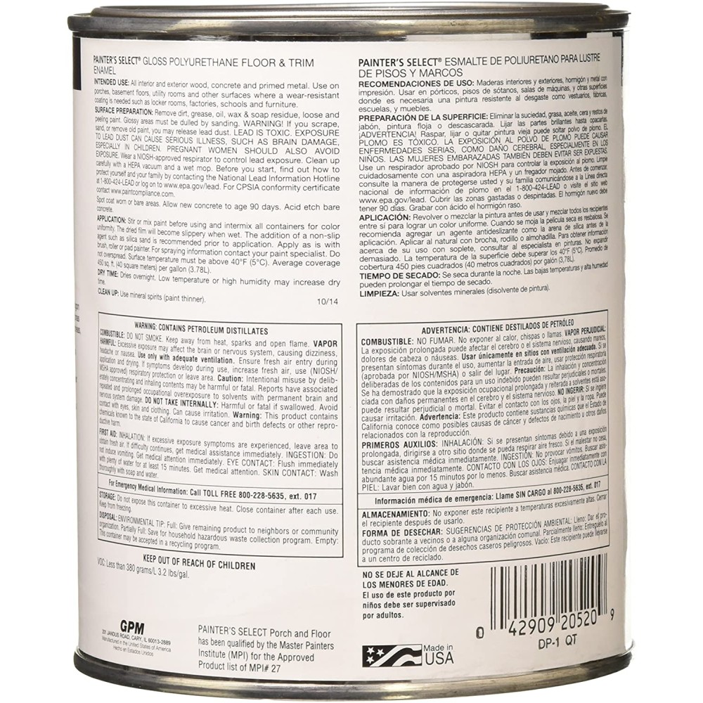 PINTURA PAINTERS SELECT PREMIUM BASE ESMALTE NEUTRA 4L No. DP-N