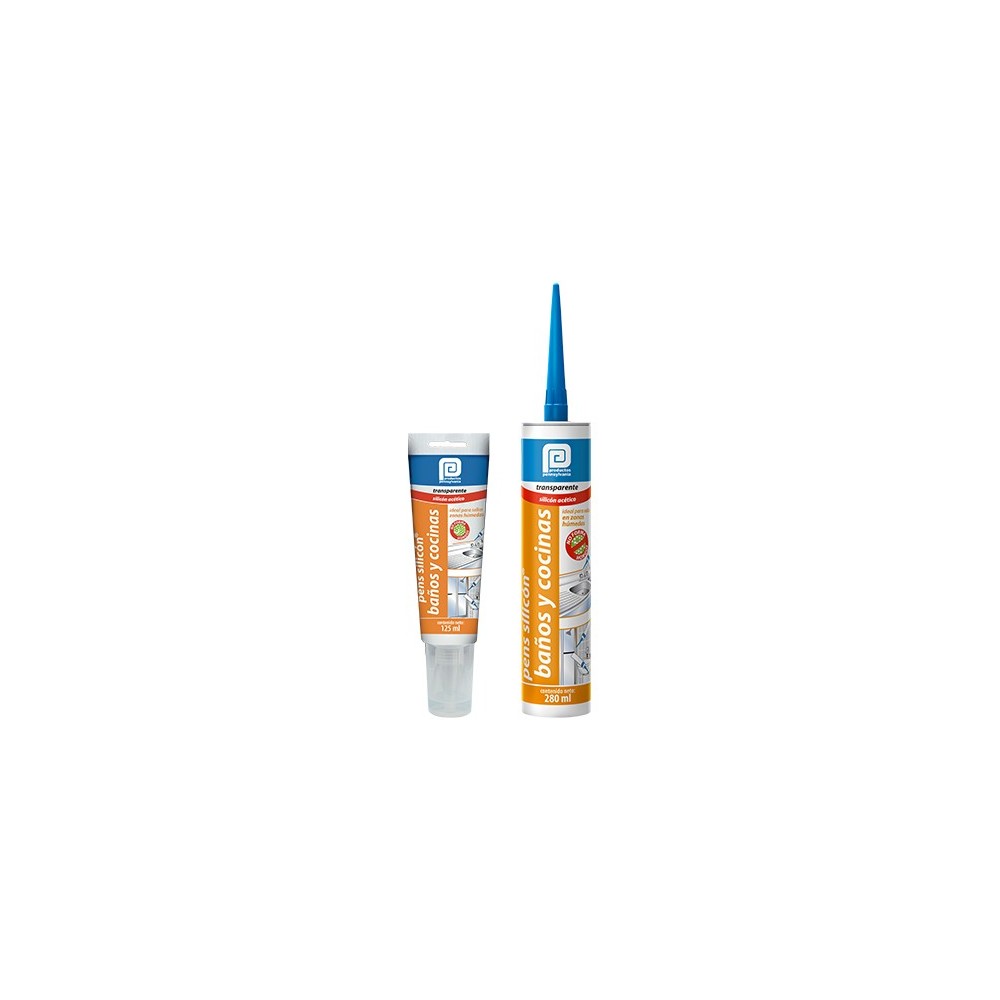 SILICÓN PENS COLOR BLANCO 280ML PARA BAÑO Y COCINA No. SSI4B36