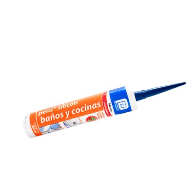 SILICÓN PENS COLOR BLANCO 280ML PARA BAÑO Y COCINA No. SSI4B36