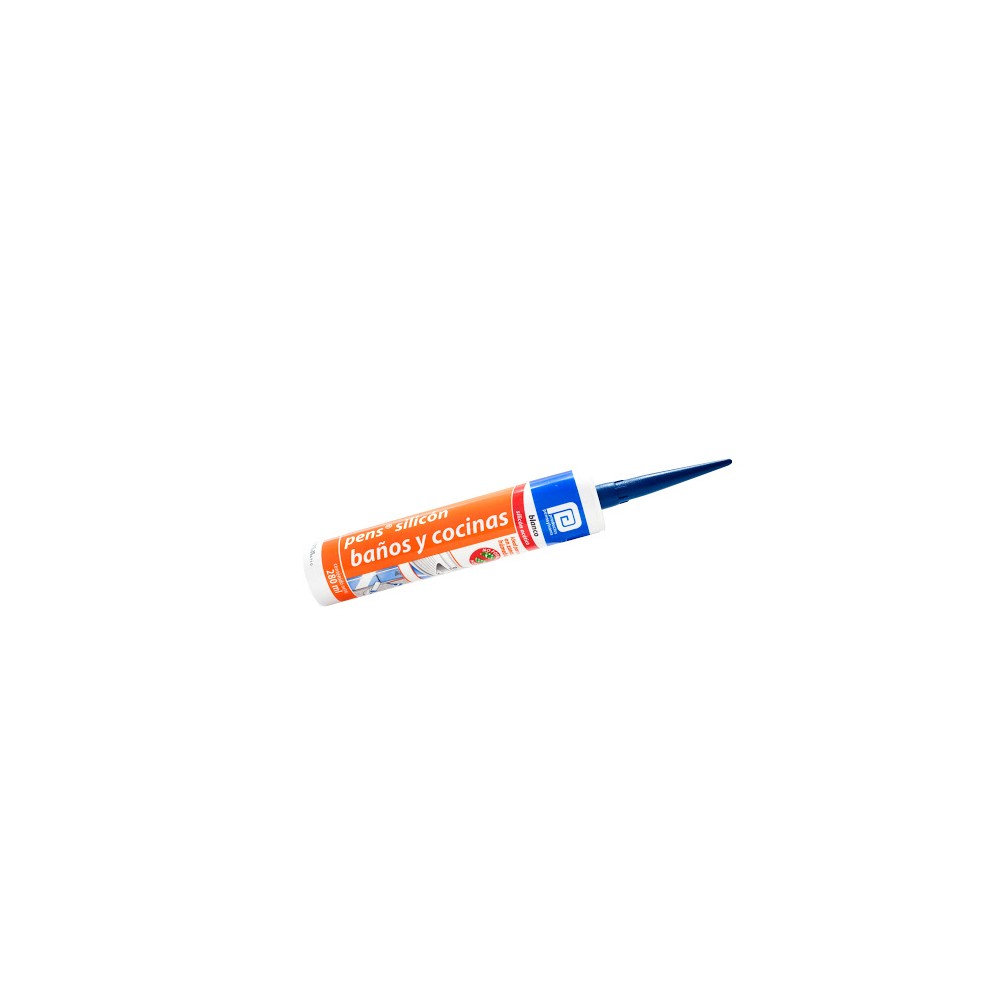 SILICÓN PENS COLOR BLANCO 280ML PARA BAÑO Y COCINA No. SSI4B36