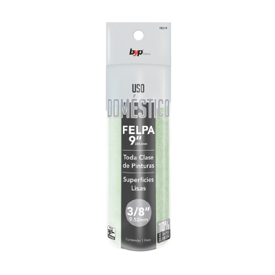 RODILLO REPUESTO 9 X 3/8 PULGADAS DOMESTICO BYP FEC19