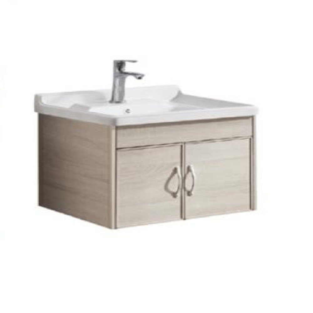 COMBO ARNO EMPOTRABLE MUEBLE DE BAÑO MONOMANDO CONTRA LAVABO Y ESPEJO 60X46X44