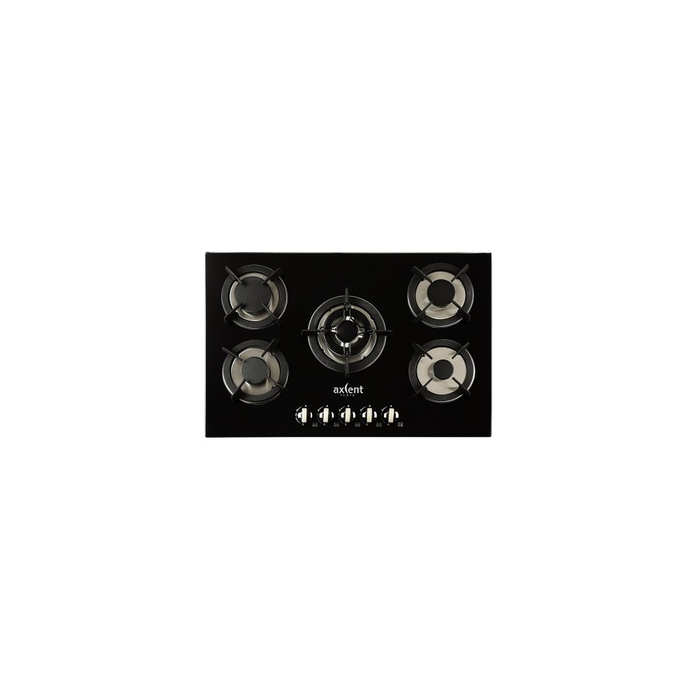 PARRILLA VIDRIO TEMPLADO 5 QUEMADORES 77X51 CENTIMETROS AXCENT JZ-BS5B