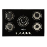 PARRILLA VIDRIO TEMPLADO 5 QUEMADORES 77X51 CENTIMETROS AXCENT JZ-BS5B