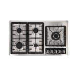 PARRILLA ACERO INOXIDABLE ALFONSINA 5 QUEMADORES 86X51 CENTIMETROS ALFONSINA AXCENT JZ-BS5B