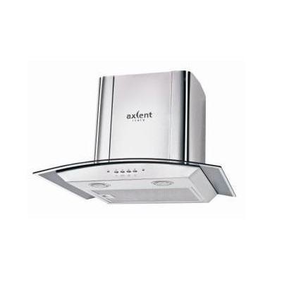 CAMPANA DE ACERO INOXIDABLE Y CRISTAL TEMPLADO 60X50 CENTIMETROS FRATELLO AXCENT CXW-218-A19A