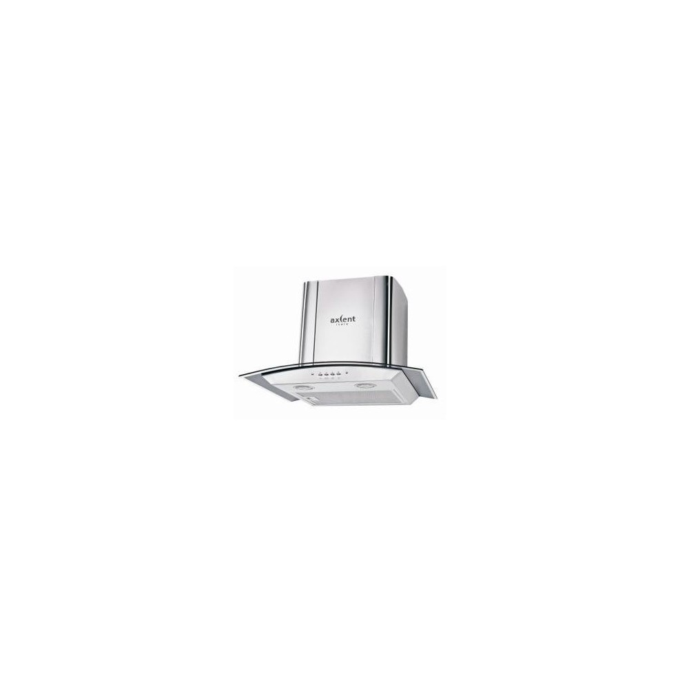 CAMPANA DE ACERO INOXIDABLE Y CRISTAL TEMPLADO 60X50 CENTIMETROS FRATELLO AXCENT CXW-218-A19A