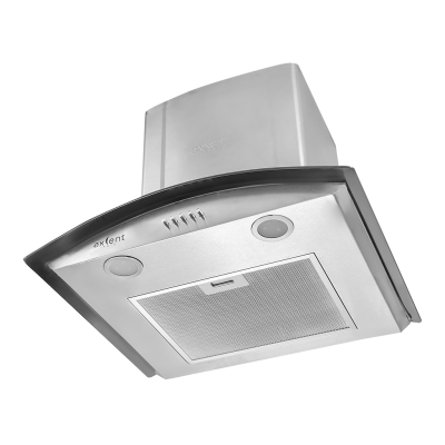 CAMPANA DE ACERO INOXIDABLE Y CRISTAL TEMPLADO 60X50 CENTIMETROS FRATELLO AXCENT CXW-218-A19A