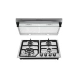 DUAL PACK PARRILLA Y CAMPANA INOXIDABLE AXCENT