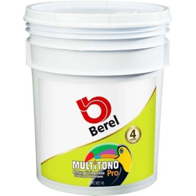 PINTURA BEREL MULTITONO PRO BASE VINIL TINT 19L No. 4702