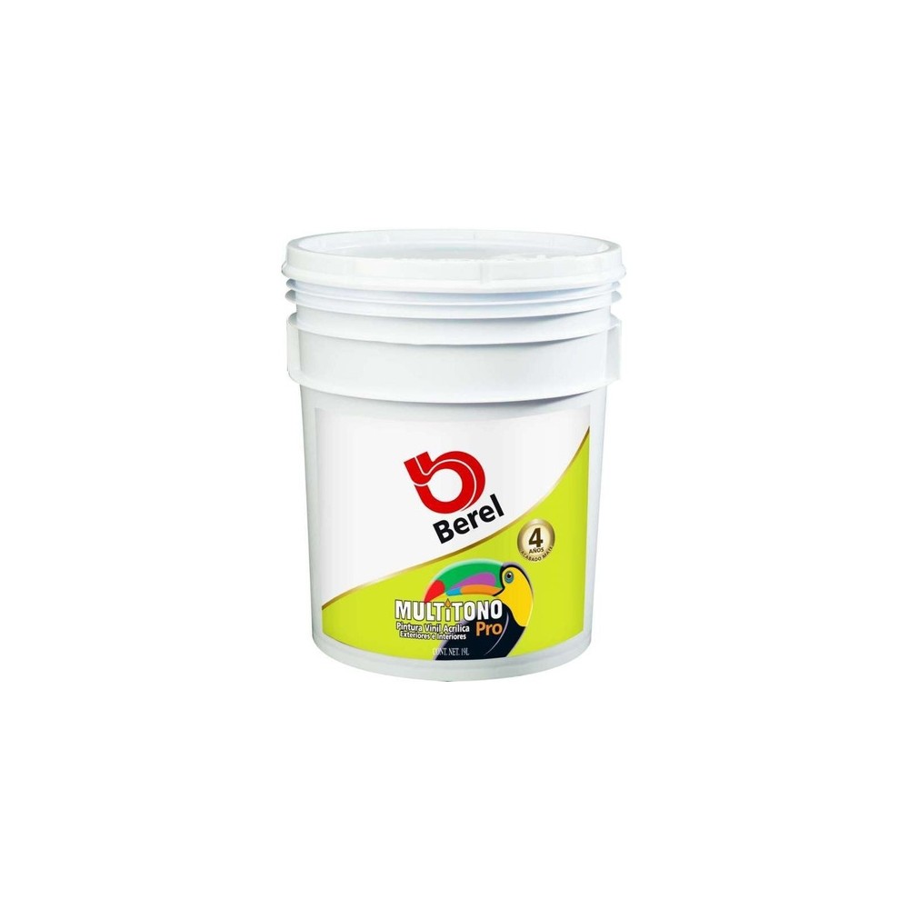 PINTURA BEREL MULTITONO PRO BASE VINIL TINT 19L No. 4702