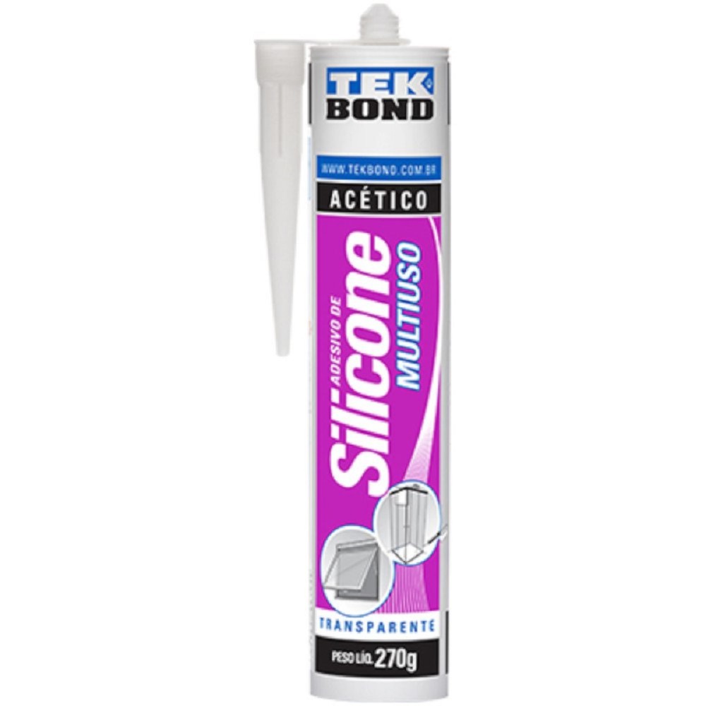 SILICON ACETICO TRANSPARENTE 270 ML  MULTIUSOS TEK BOND  No. 69957326981