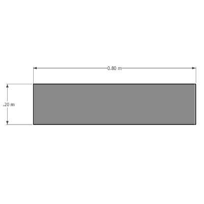 REPISA ELEGANCE ENCINO POLAR 20 X 80 CM No. 402373