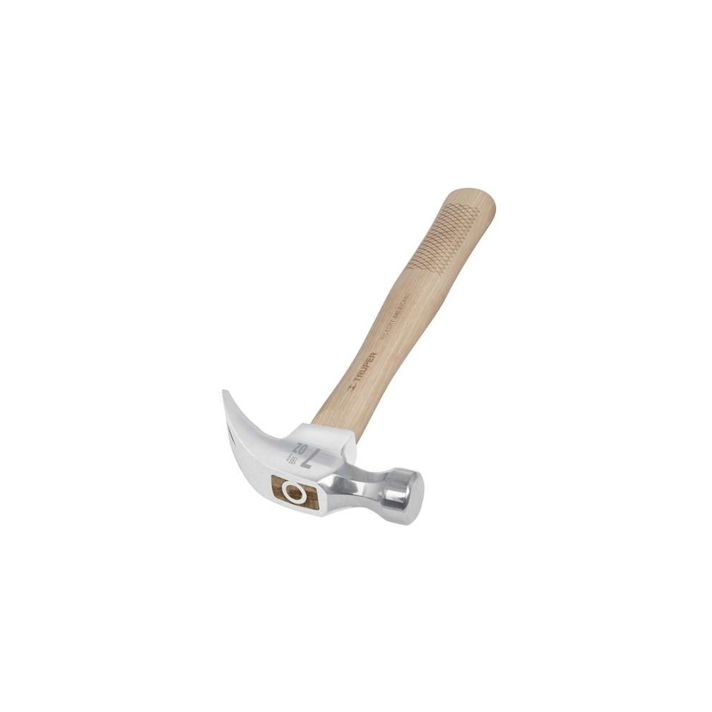 MARTILLO DE UÑA CURVA 7 ONZAS MANGO DE MADERA TRUPER 16650