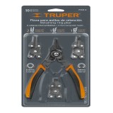 PINZA PARA ANILLOS DE RETENCION 4 PIEZAS TRUPER 17355