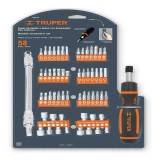 DESARMADOR CON 42 PUNTAS Y 14 DADOS TRUPER 18220