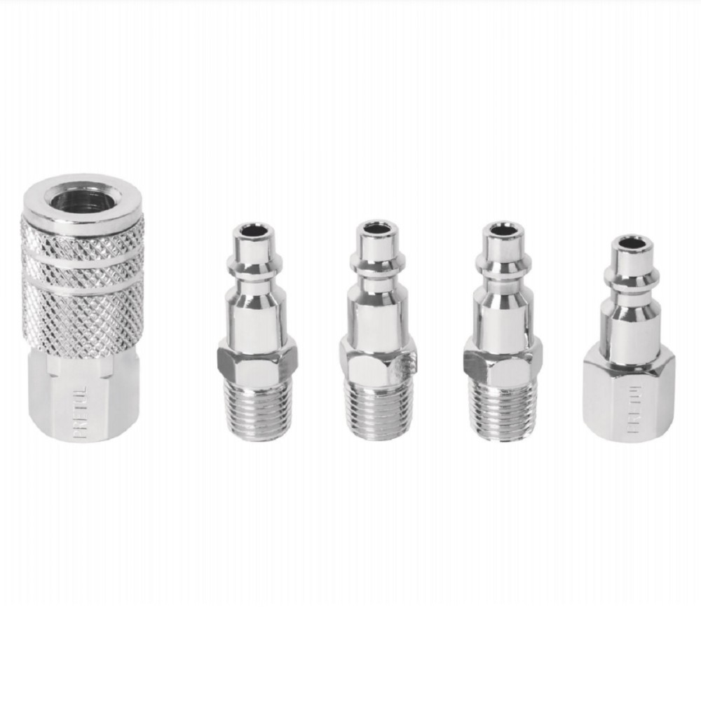 COPLE RAPIDO PARA MANGUERA 5 PIEZAS ZAMAC PRETUL 27021