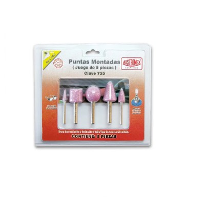 PAQUETE DE PUNTAS MONTADAS No.755 AUSTROMEX