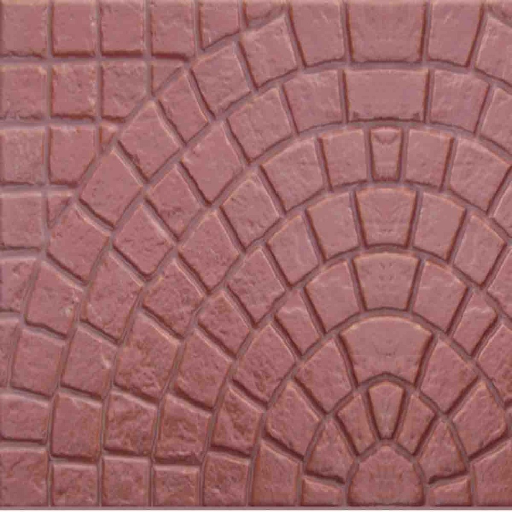 BALDOSA ABANICO PREFORTE COLOR ROJO GCC 150BABANICO-RL