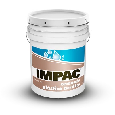 CEMENTO PLASTICO ACRILICO 19 LITROS IMPAC