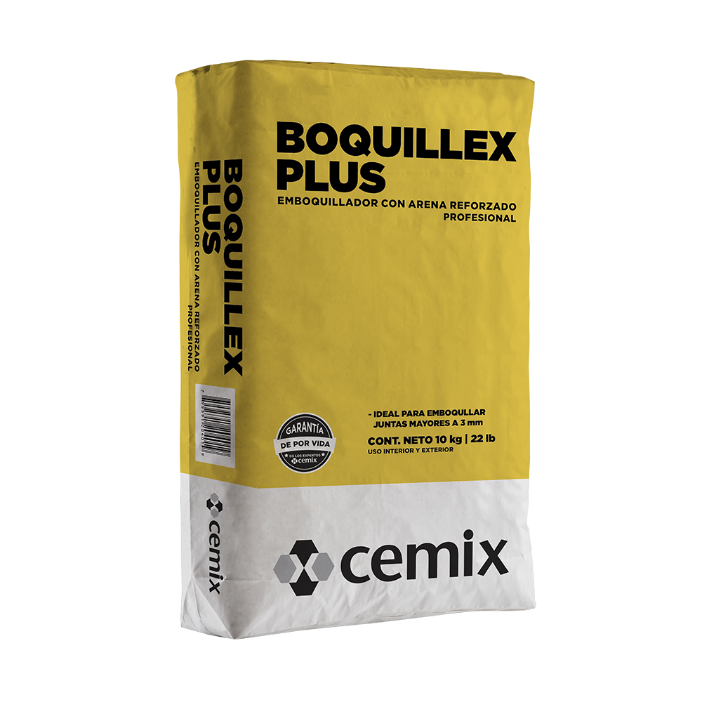 BOQUILLA COLOR NEGRO CON ARENA 10 KILOGRAMOS CEMIX