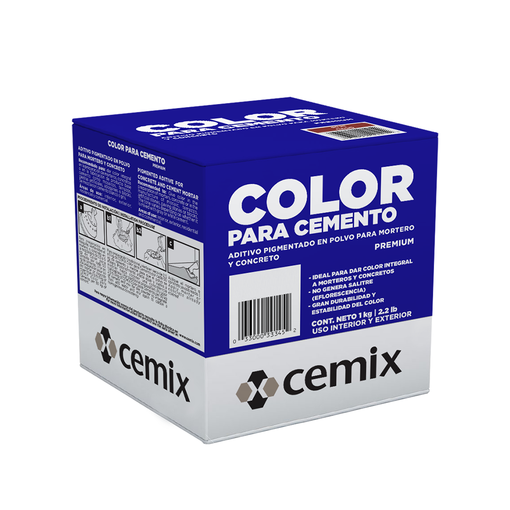 COLOR P/CEMENTO CELESTE 1 KG CEMIX