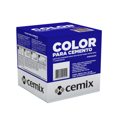 COLOR P/CEMENTO CHOCOLATE 1 KG CEMIX