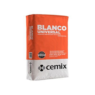 ADHESIVO BLANCO UNIVERSAL 20 KILOGRAMOS CEMIX